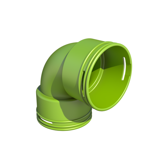 90° Bend for AE34 Ducting - 75mm 90° Bend for AE34 Ducting - 75mm